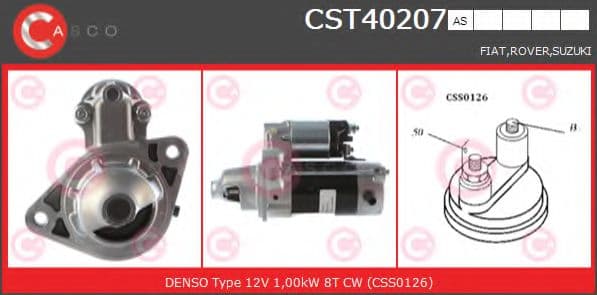 CST40207AS Casco Стартер