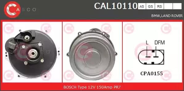 cal10110as Casco Генератор