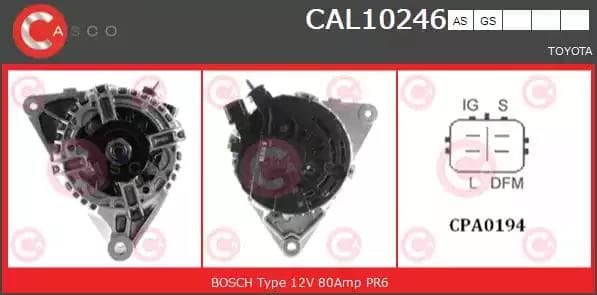 cal10246as Casco Генератор