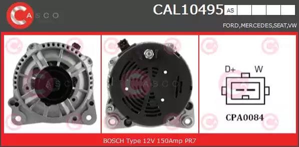 CAL10495AS Casco Генератор