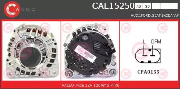 cal15250as Casco Генератор