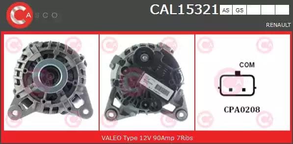 cal15321as Casco Генератор