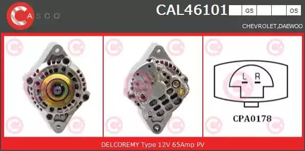 cal46101as Casco Генератор