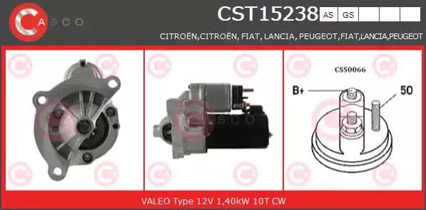 cst15238as Casco Стартер