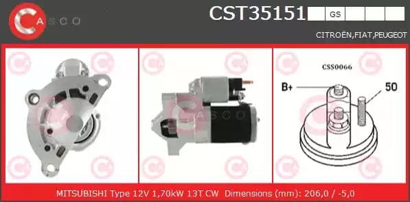 cst35151as Casco Стартер