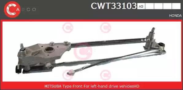 cwt33103as Casco Трапеція склоочисника для Honda Accord