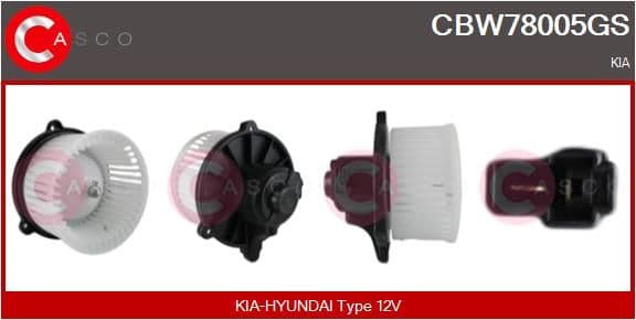 cbw78005gs Casco Вентилятор салону для Kia Sportage