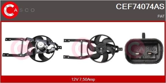 cef74074as Casco Электродвигатель вентилятора