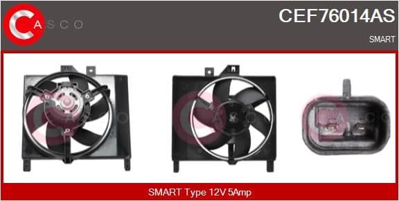 cef76014as Casco Электродвигатель вентилятора