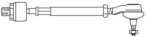 ft382 Frap Рулевая тяга в сборе для Renault 19