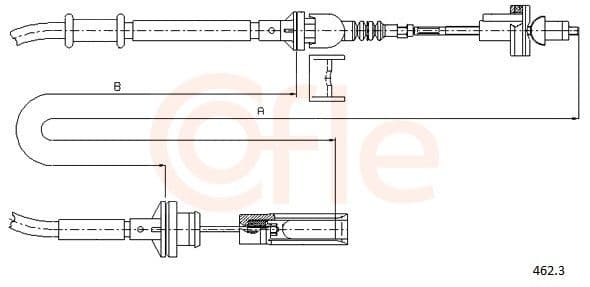 924623 Cofle Трос зчеплення