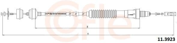 92113923 Cofle Трос зчеплення