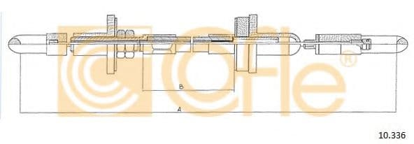 10.336 Cofle Трос сцепления