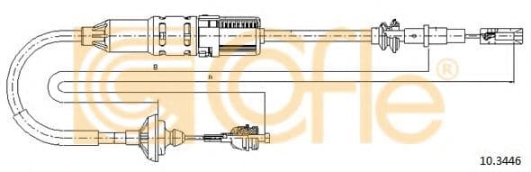10.3446 Cofle Трос зчеплення