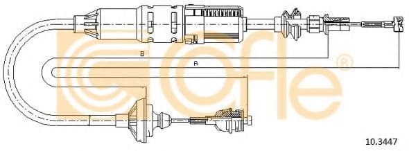 10.3447 Cofle Трос сцепления