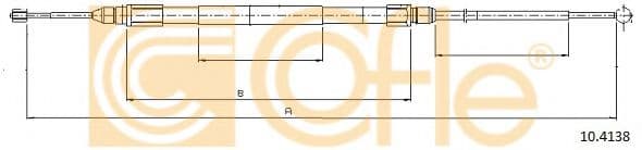 10.4138 Cofle Трос ручного гальма