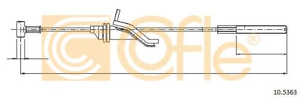 10.5363 Cofle Трос ручного тормоза