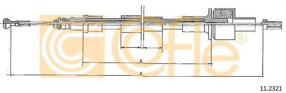 11.2321 Cofle Трос зчеплення