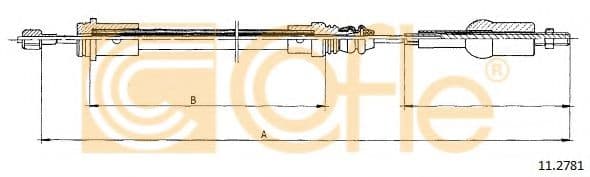 11.2781 Cofle Трос зчеплення