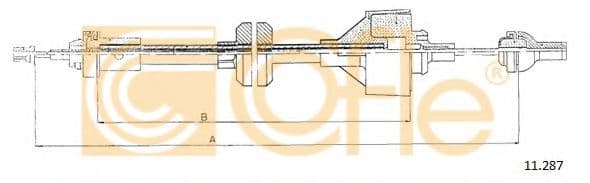 11.287 Cofle Трос зчеплення