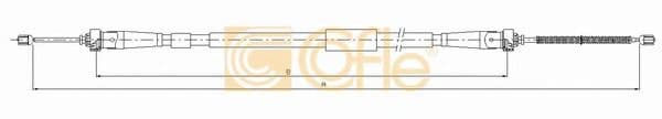 11.6604 Cofle Трос ручного тормоза для Renault Captur