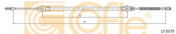 17.0375 Cofle Трос ручного гальма