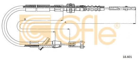 18.601 Cofle Трос зчеплення