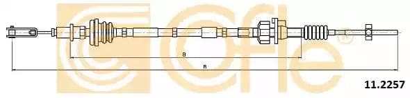 11.2257 Cofle Трос зчеплення