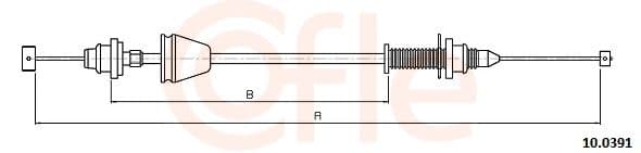 92100391 Cofle Тросик газу