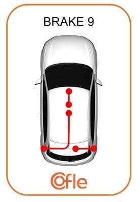 924915 Cofle Трос ручного гальма