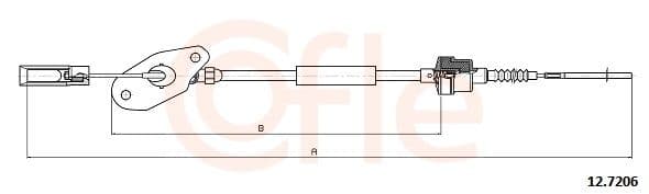 92127206 Cofle Трос зчеплення