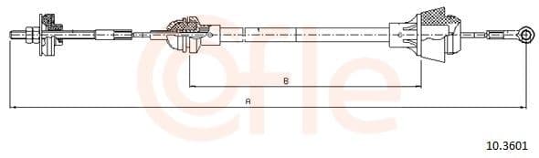 92103601 Cofle Трос сцепления