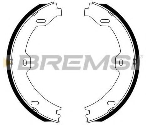 GF0312 Bremsi Колодки ручника