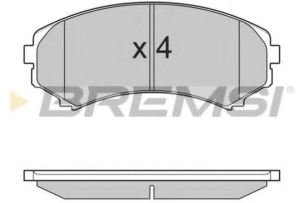 BP3001 Bremsi Тормозные колодки