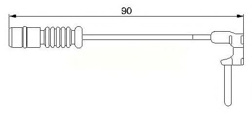 WI0501 Bremsi Датчик зношення гальмівних колодок