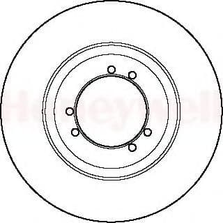 561365B Bendix Тормозной диск для Citroen Axel