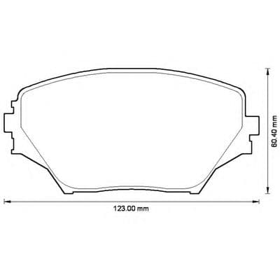 572487B Bendix Гальмівні колодки для Toyota RAV4