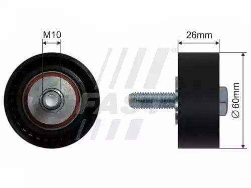 ft44532 Fast Обвідний ролик поліклинового ременя