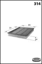 dp1110100142 Dr!ve+ Повітряний фільтр