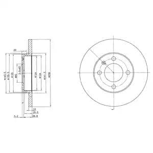 dp1010110018 Dr!ve+ Гальмівний диск