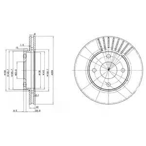 dp1010110698 Dr!ve+ Тормозной диск