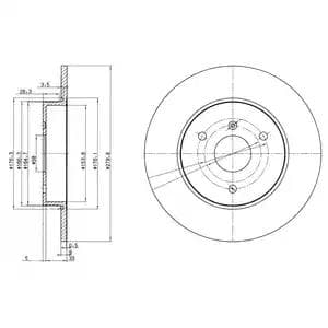 dp1010110188 Dr!ve+ Гальмівний диск