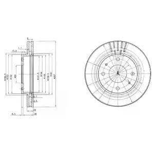 dp1010110694 Dr!ve+ Тормозной диск