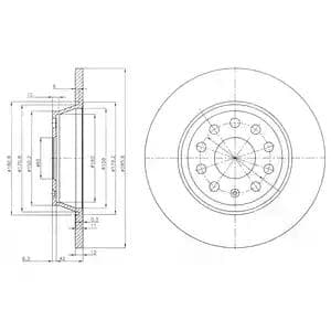 dp1010110252 Dr!ve+ Тормозной диск