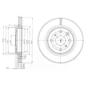 dp1010110465 Dr!ve+ Тормозной диск