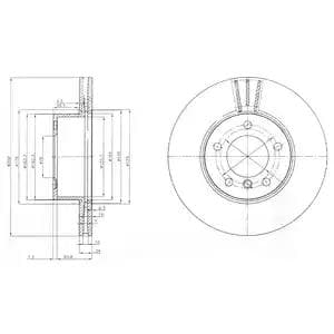 dp1010110443 Dr!ve+ Тормозной диск