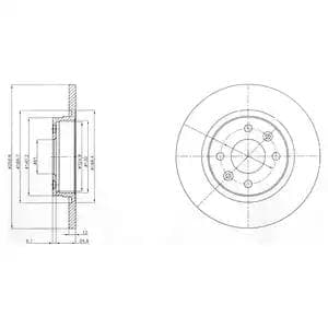 dp1010110261 Dr!ve+ Тормозной диск
