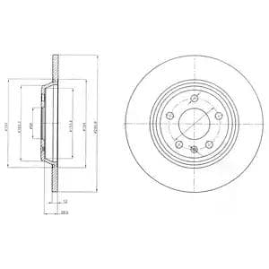 dp1010110294 Dr!ve+ Тормозной диск