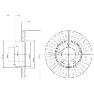 dp1010110824 Dr!ve+ Гальмівний диск