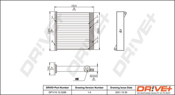 dp1110120289 Dr!ve+ Фільтр салону